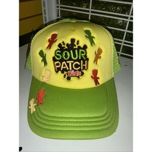Sour Patch Kids Retro Trucker Hat 💛🧡💚 Oddsox Brand NWT New